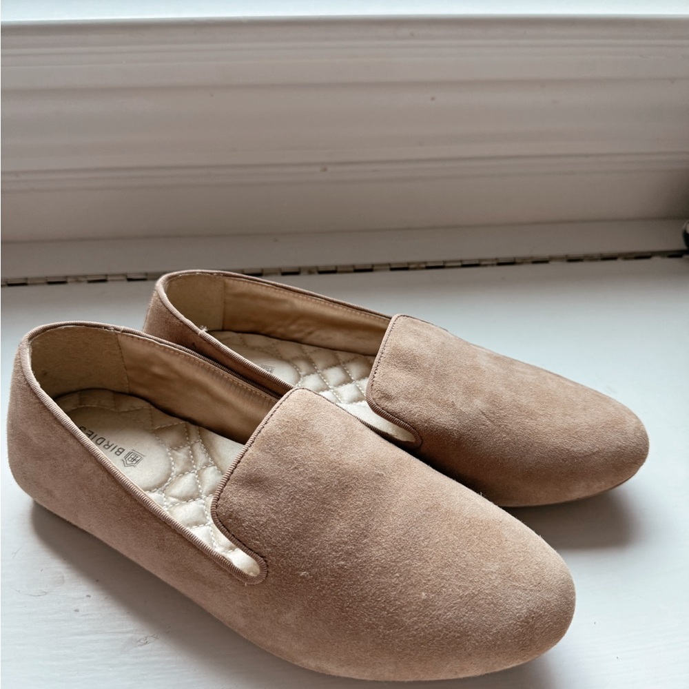 Birdies tan flats size 6
